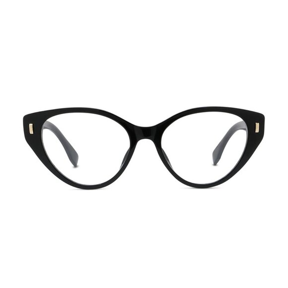 NWT FENDI EYEGLASSES, AUTHENTIC FENDI EYEWEAR WOMEN BLACK - Picture 2 of 3